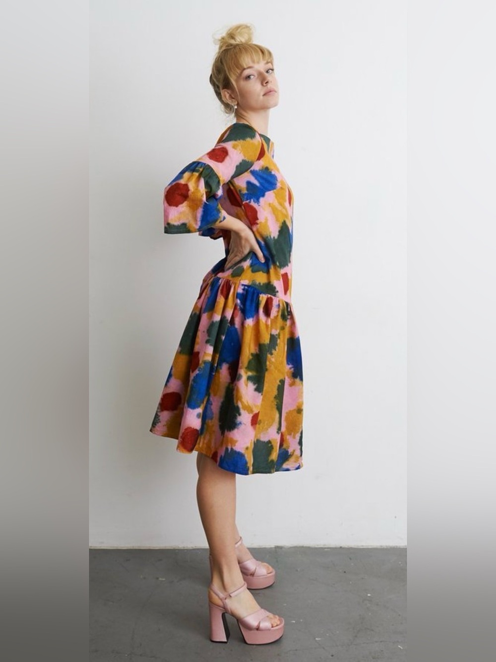 Osei-Duro Mutare dress in the Elaine print in size XL - Picture 11 of 12